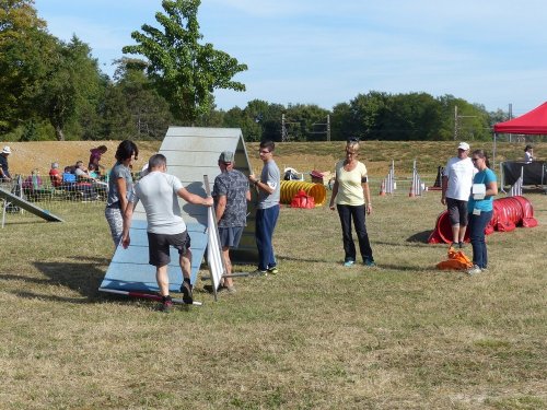 Concours d'agility de Fontaines, le 16 septembre 2018