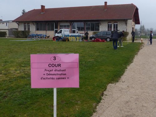 Démonstration au lycée agricole de Fontaines le 18 mars 2018