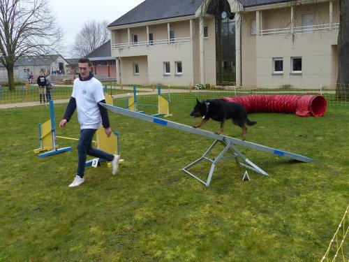 Démonstration au lycée agricole de Fontaines le 18 mars 2018