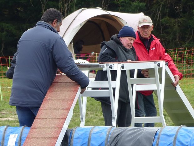 Entraide interclub, concours d'agility de  Gergy, 15 et 16 avril 2023