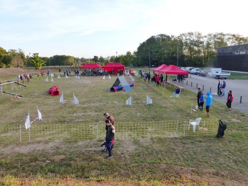 Concours d'agility de Fontaines, le 16 septembre 2018