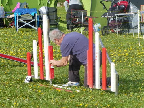 Premier concours d'agility de Fontaines, le 12 avril 2015