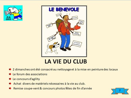 Bilan 2021 présenté lors de l'assemblée générale 2022