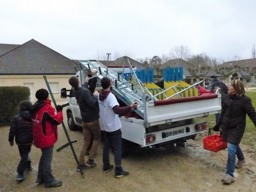 Démonstration au lycée agricole de Fontaines le 18 mars 2018