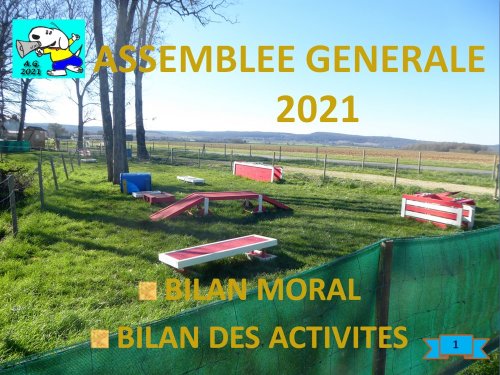 Bilan 2021 présenté lors de l'assemblée générale 2022