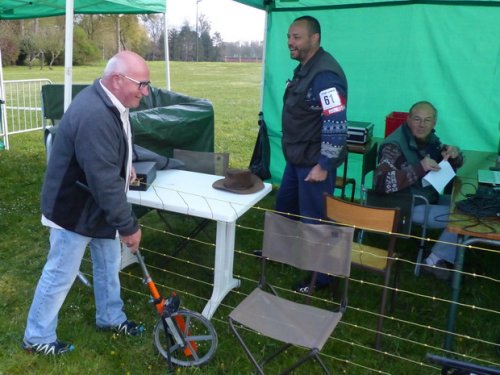 Premier concours d'agility de Fontaines, le 12 avril 2015