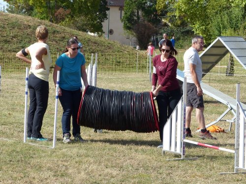 Concours d'agility de Fontaines, le 16 septembre 2018