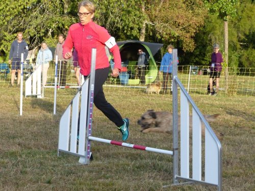 Concours d'agility de Fontaines, le 16 septembre 2018