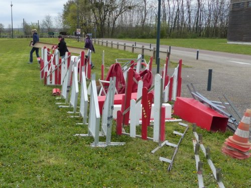 Premier concours d'agility de Fontaines, le 12 avril 2015