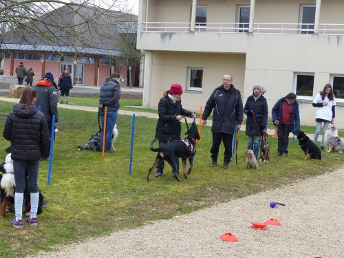 Démonstration au lycée agricole de Fontaines le 18 mars 2018