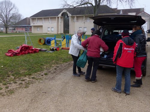 Démonstration au lycée agricole de Fontaines le 18 mars 2018