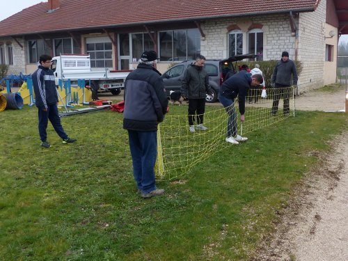 Démonstration au lycée agricole de Fontaines le 18 mars 2018