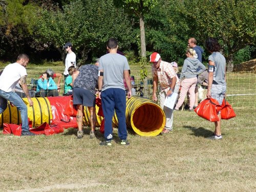 Concours d'agility de Fontaines, le 16 septembre 2018